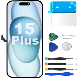 Replacement DD Soft OLED | For iPhone 15 Plus | IC Removable | Black