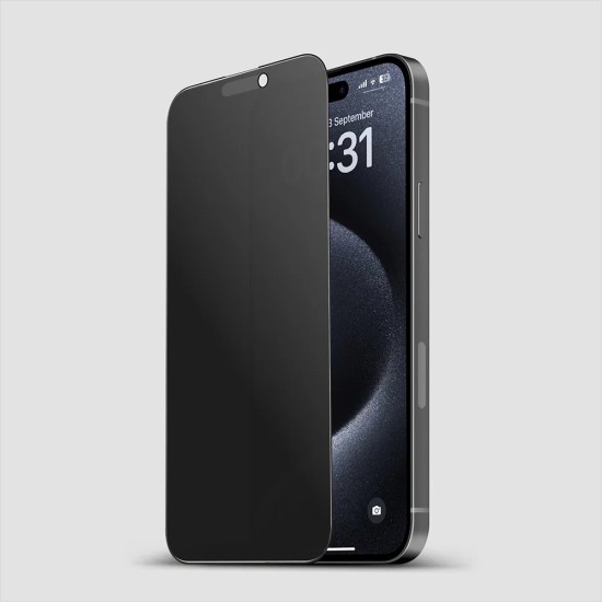 For iPhone 15 Pro | Tempered Glass Protector | 28 Privacy