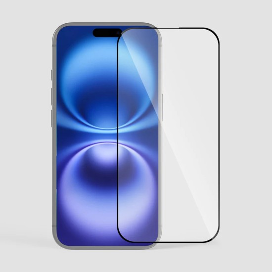 For iPhone 16 Pro | Tempered Glass Protector | 9D Curved For iPhone 16 Pro | Tempered Glass Protector | 9D Curved