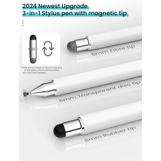 XO ST-04 Universal magnetic capacitive pen White
