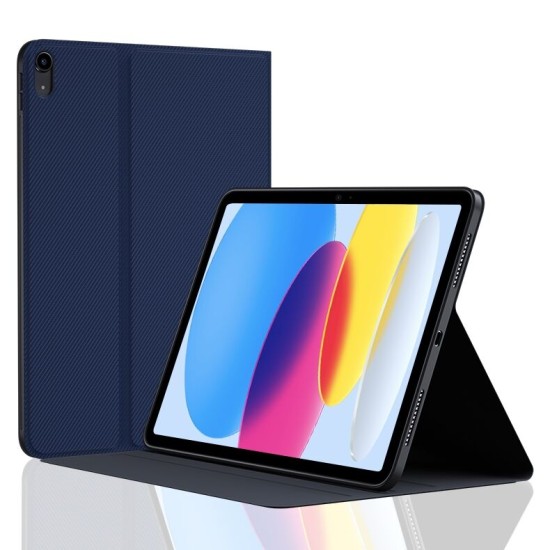 For iPad 10 2022 / 11 2025 | Book Series 2 Fold PU Case | Blue For iPad 10 2022 / 11 2025 | Book Series 2 Fold PU Case | Blue