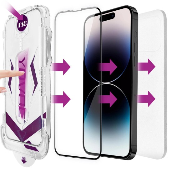 YOVOE | ESD High Quality Privacy Full Screen Glass | iPhone 17