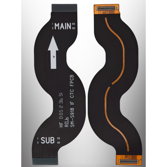 Replacement Motherboard Connection Flex Cable for Samsung Galaxy S23 Ultra (SM-S918B) Replacement Motherboard Connection Flex Cable for Samsung Galaxy S23 Ultra (SM-S918B)