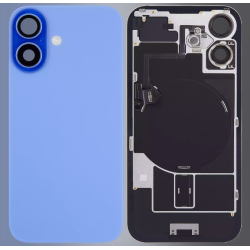 Replacement Back Glass Housing+Original Parts Cable | For iPhone 16 Plus Ultramarine Replacement Back Glass Housing+Original Parts Cable | For iPhone 16 Plus Ultramarine