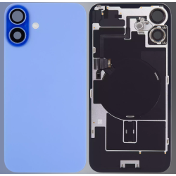 Replacement Back Glass Housing+Original Parts Cable | For iPhone 16 Ultramarine Replacement Back Glass Housing+Original Parts Cable | For iPhone 16 Ultramarine