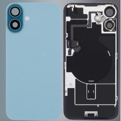 Replacement Back Glass Housing+Original Parts Cable | For iPhone 16 Plus Teal Replacement Back Glass Housing+Original Parts Cable | For iPhone 16 Plus Teal