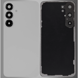 Replacement Back Cover With Camera Frame | For Samsung S25 Plus | Silver Replacement Back Cover With Camera Frame | For Samsung S25 Plus | Silver
