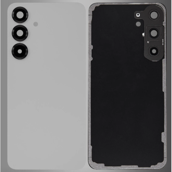 Replacement Back Cover With Camera Frame | For Samsung S25 Plus | Silver Replacement Back Cover With Camera Frame | For Samsung S25 Plus | Silver
