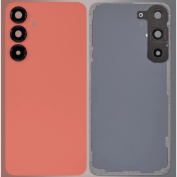 Replacement Back Cover With Camera Frame | For Samsung S25 Plus | Coral Red Replacement Back Cover With Camera Frame | For Samsung S25 Plus | Coral Red