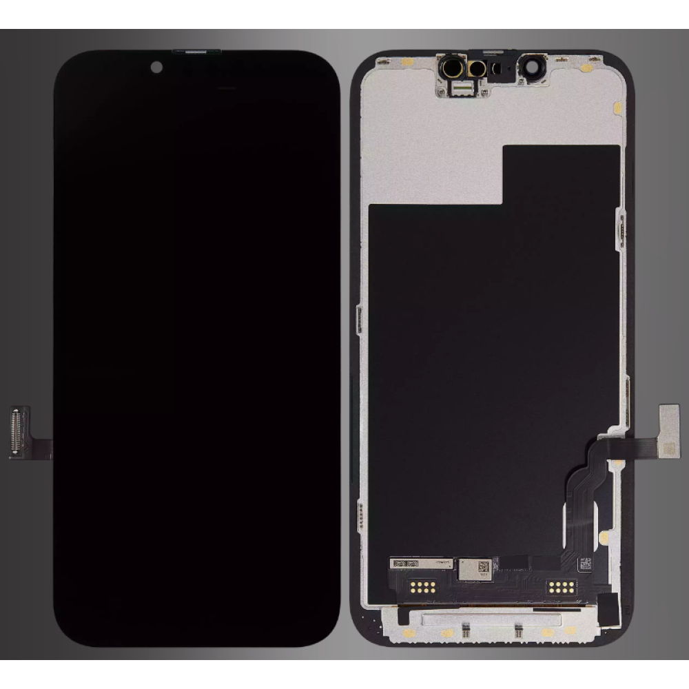 Diagnostic soft OLED replacement screen for iPhone 13, supplied for professional use