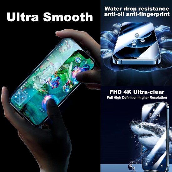 JH | Replacement FHD COF LCD Touch Screen | For iPhone 15 Pro | With Tempered Glass & Tools