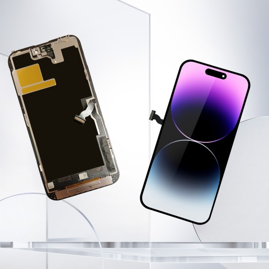 JH | Replacement FHD COF LCD Touch Screen | For iPhone 14 Pro Max | With Tempered Glass & Tools JH | Replacement FHD COF LCD Touch Screen | For iPhone 14 Pro Max | With Tempered Glass & Tools