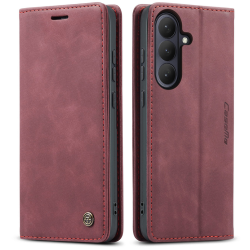 Caseme-013 Magnetic Card Case | For Samsung S26 | Red Caseme-013 Magnetic Card Case | For Samsung S26 | Red