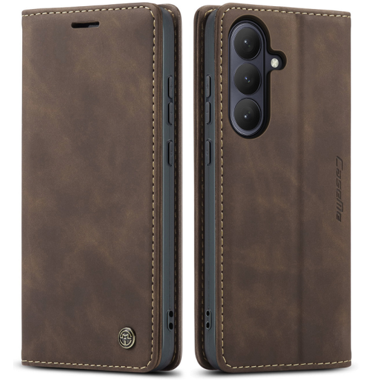 Caseme-013 Magnetic Card Case | For Samsung S26 | Brown