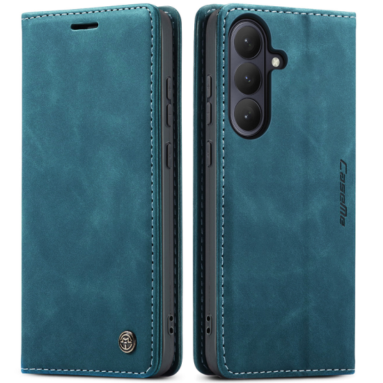 CASEME-013 Magnetic Wallet Card Case for Samsung Galaxy S26 Plus – Green