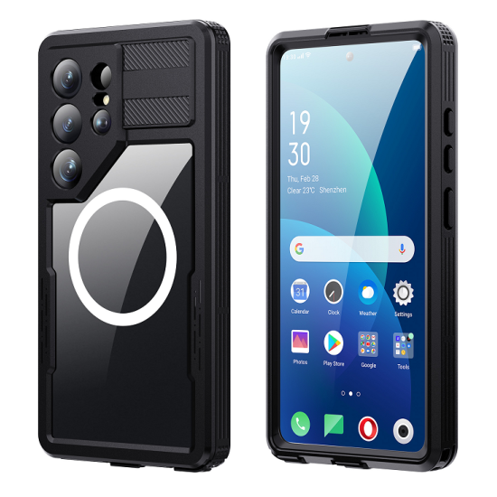 Redpepper | Professional Waterproof MARS Series with Magnetic Case | For Samsung S26 Ultra | Black