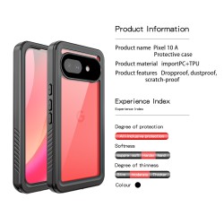 Redpepper | Professional Waterproof FS Series Case | For Google Pixel 10A | Black