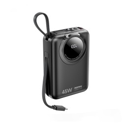 REMAX Scuba Series 45W 2 Fast Charging Cables Power Bank 20000mAh FC-02 black REMAX Scuba Series 45W 2 Fast Charging Cables Power Bank 20000mAh FC-02 black