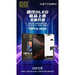 DD | Replacement Soft OLED Touch Screen | For iPhone 16 Pro Max | Black