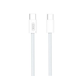XO | NB-Q260C | Type C To Type-c 60W 3M Braided Data Cable | white XO | NB-Q260C | Type C To Type-c 60W 3M Braided Data Cable | white
