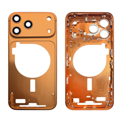 iPhone 17 Pro Housing Frame Replacement – Rear Chassis Assembly – Cosmic Orange iPhone 17 Pro Housing Frame Replacement – Rear Chassis Assembly – Cosmic Orange