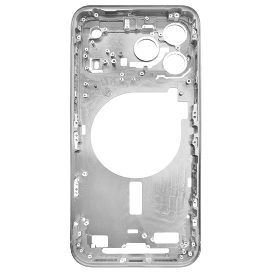 iPhone 17 Pro Max Housing Frame Replacement – Rear Chassis Assembly – Silver