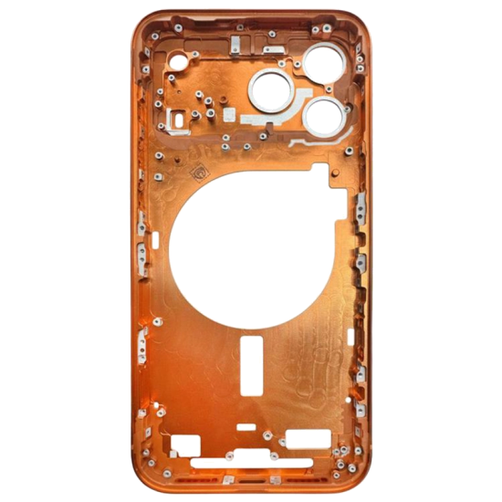 iPhone 17 Pro Max Housing Frame Replacement – Rear Chassis Assembly – Cosmic Orange