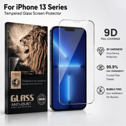 9D Curved Tempered Glass for iPhone 13 Mini Black 9D Curved Tempered Glass for iPhone 13 Mini Black