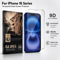 For iPhone 15/16 | Tempered Glass Protector | 9D Curved For iPhone 15/16 | Tempered Glass Protector | 9D Curved