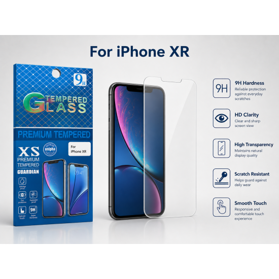 Tempered Glass 9H Protector for iPhone XR Tempered Glass 9H Protector for iPhone XR