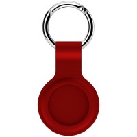 Apple AirTag Keychain Case Cover Red