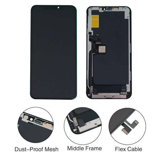 GW iPhone 11 Pro Max OLED Display Touch Screen Digitizer Replacement Black 