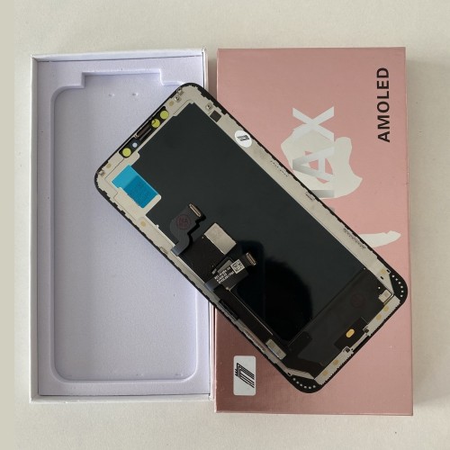 HEX iPhone XS Max AMOLED Display Touch Screen Digitizer Replacement Black 
