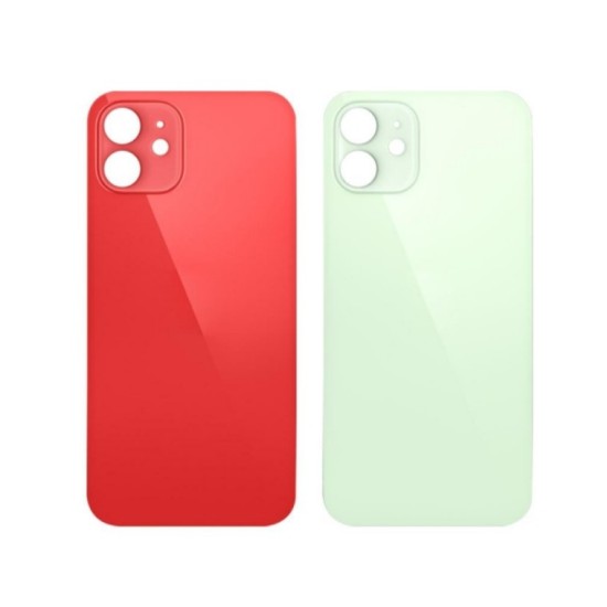 Replacement Big Hole Back Cover For iPhone 12 Red