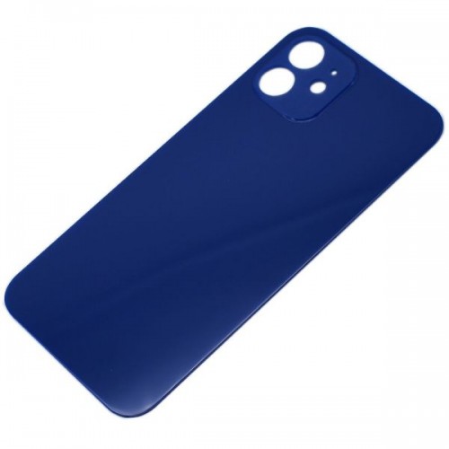 Big Hole Replacement Battery Back Cover Glass For iPhone 12 Mini Blue 