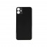 Big Hole-Rear Glass Battery Back Cover Replacement For iPhone 11 6.1" Black 