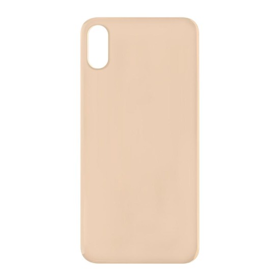 Replacement European version Big Hole Back Cover For iPhone XS Gold