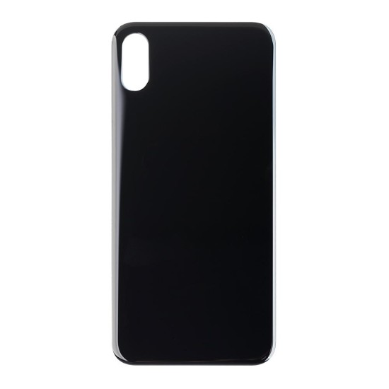 Replacement European version Big Hole Back Cover For iPhone XS Black