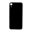 Big Hole Rear Glass Battery Back Cover Replacement For iPhone XR Black 