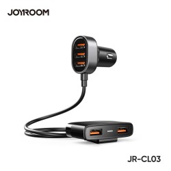 Joyroom JR-CL03 Multi 5 Prots USB Car Charger 1.5M Black