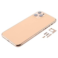 iPhone 11 Pro - Back Housing Frame Cover - Gold iPhone 11 Pro - Back Housing Frame Cover - Gold