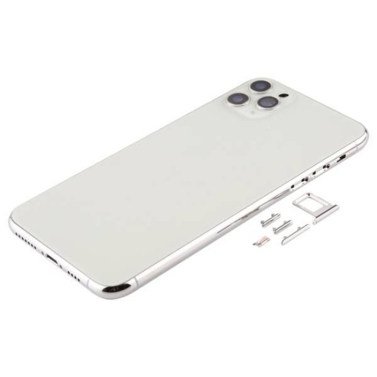 Replacement Back Glass Housing Frame Cover for iPhone 11 Pro Max White