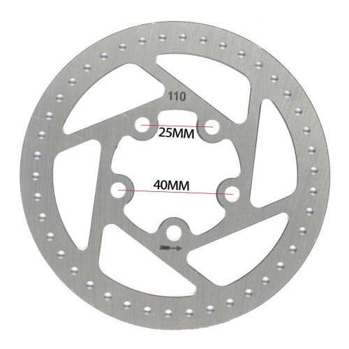 110 MM Scooter Brake Disc Rear Wheel Replacement For Xiaomi M365/1S