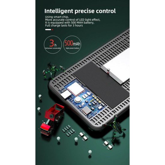 ASOD-029 LED Fill light Selfie Case For iPhone 11 Pro White