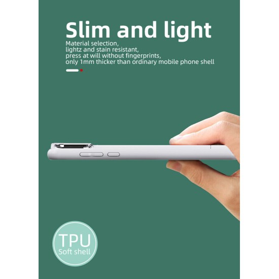ASOD-029 LED Fill light Selfie Case For iPhone 11 Pro White
