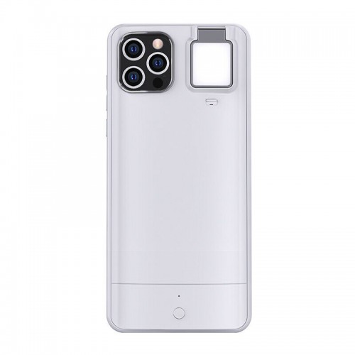 Selfie Flash Light Phone Case for iPhone 11 Pro Max White 