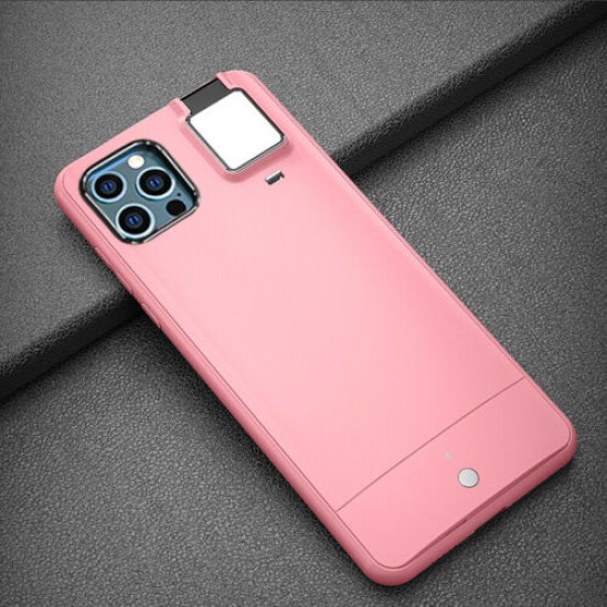 ASOD-029 LED Fill light Selfie Case For iPhone 11 Pro Max Pink