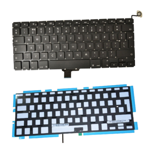 Replacement UK Keyboard Backlight + Screws Flex For Macbook A1278 Replacement UK Keyboard Backlight + Screws Flex For Macbook A1278