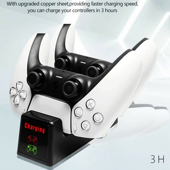 PS5 Handle Charger Stand Black