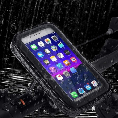 Bicycle Motor Bike Waterproof Phone Case Mount Holder 6.2 inch